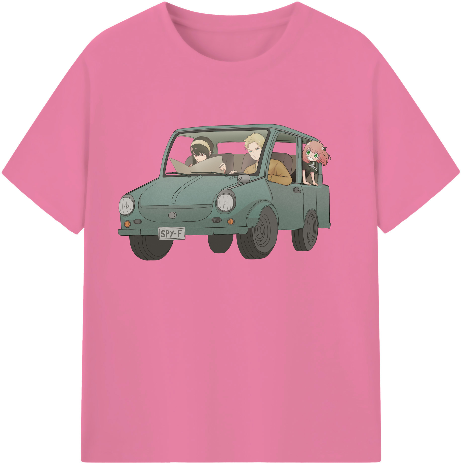 （画像用） SPY×FAMILY间谍家家酒 綿100％半袖Tシャツ（フロントプリント）